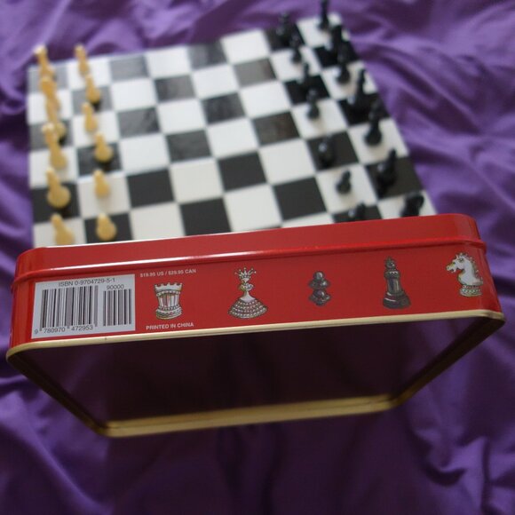 Learn Chess Fast Gift Set Game Board & Metal Case 72-Page Book ISBN0-9704729-5-1 - Picture 14 of 16